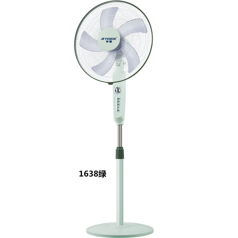 Home Standing Fan with Oscillation, Five Blades, Gift Electric Fan, Quiet Operation（Model：FS-1638）